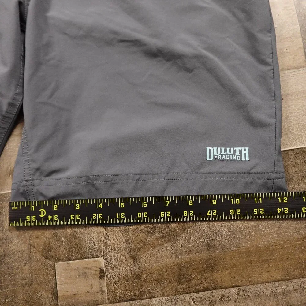 Duluth‎ Trading DuluthFlex Bull Moose Board Shorts Men's Size 38 Gray 9”